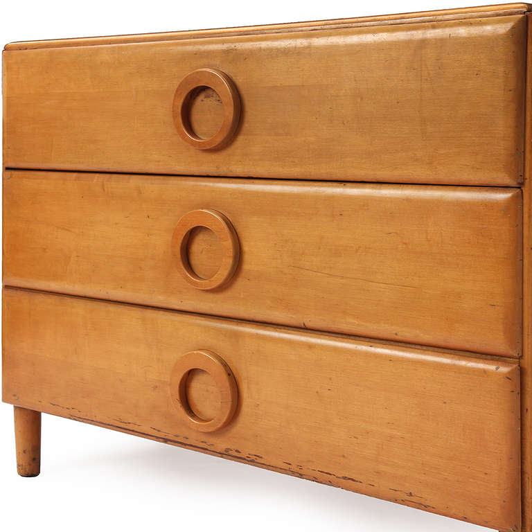Maple American Modern Chest Of Drawers By Russel Wright