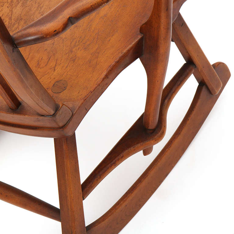 Maple Rocking Chair by Sikes For Sale at 1stDibs sikes rocking chair
