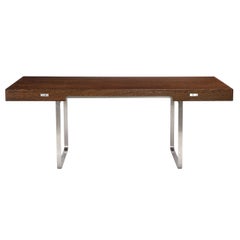 Minimalist Wenge Desk by Hans J. Wegner