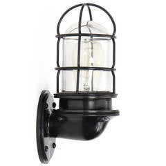 Patinated Bronze Industrial Sconce 12