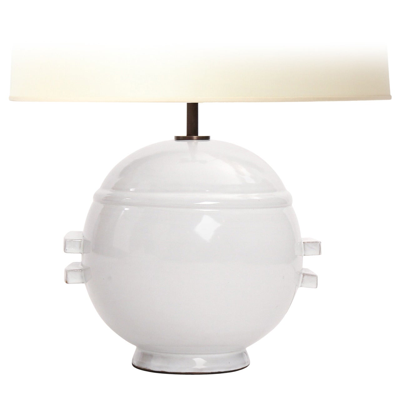 Spherical Ceramic Table Lamp