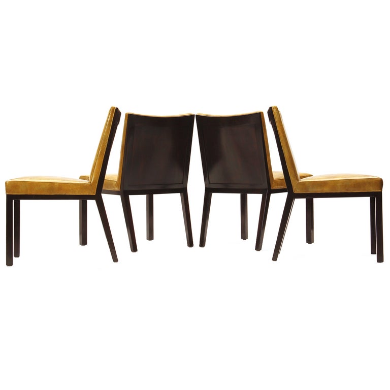 Dining Chairs By Edward Wormley, Dunbar Style Dining Chairs