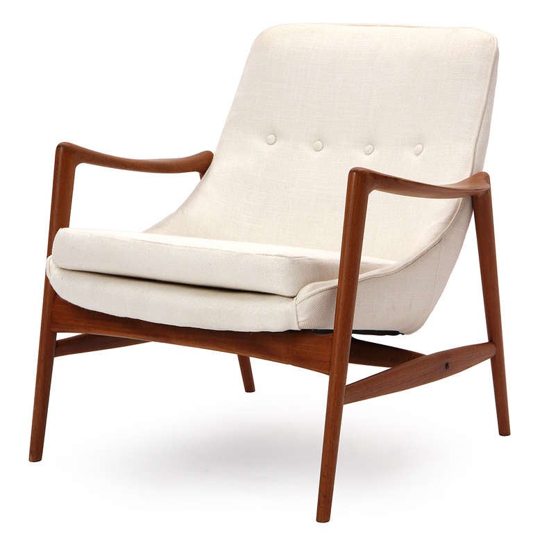 Scandinavian Modern Lounge Chair by Ib Kofod Larsen