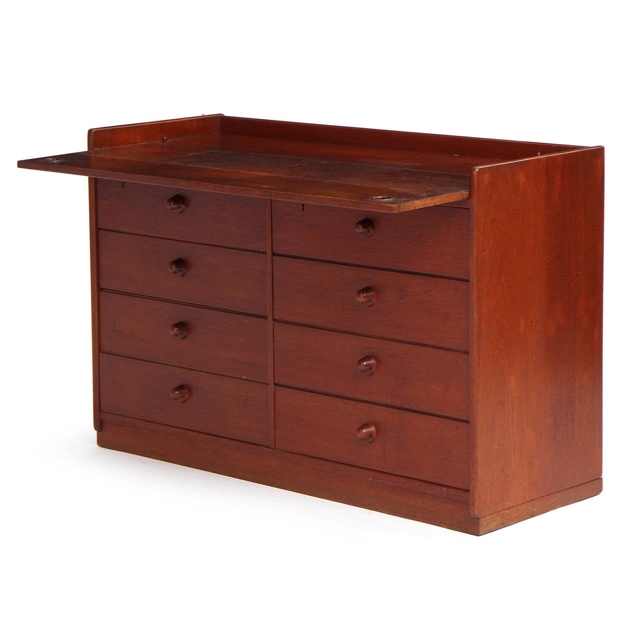 Cabinet with Drawers by Ejner Larsen and Aksel Bender Madsen In Good Condition For Sale In Sagaponack, NY