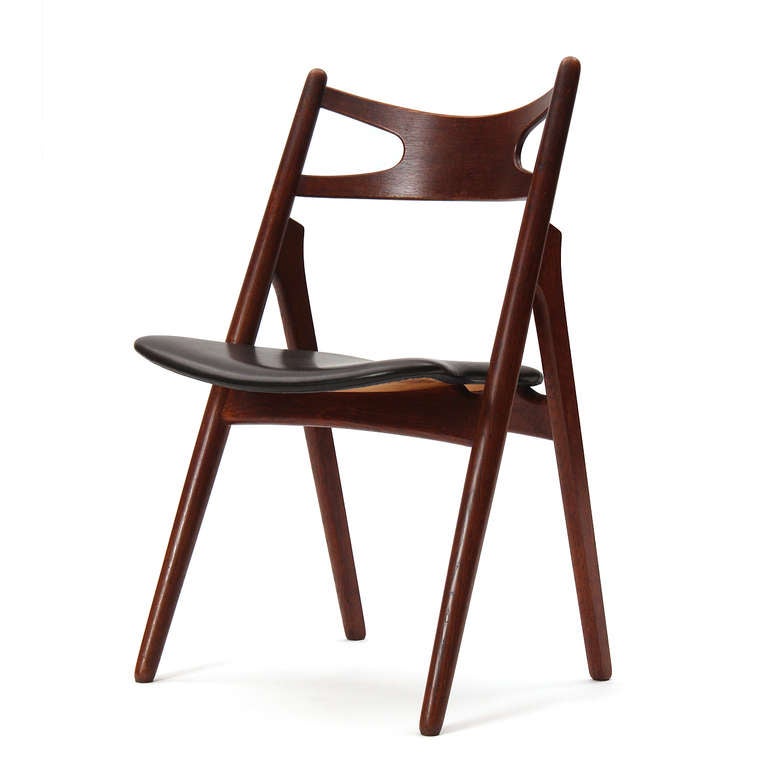 Sawbuck Chairs by Hans J. Wegner For Sale at 1stDibs