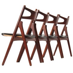 Sawbuck Chairs by Hans J. Wegner 2