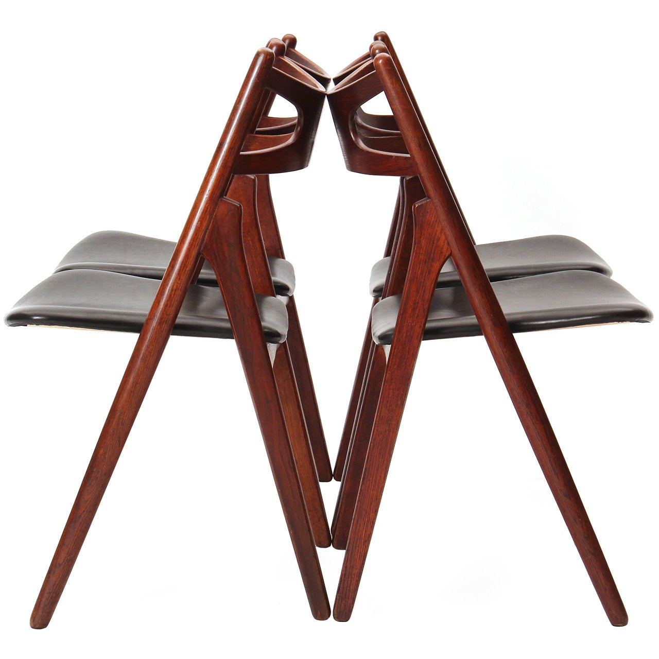 Sawbuck Chairs by Hans J. Wegner