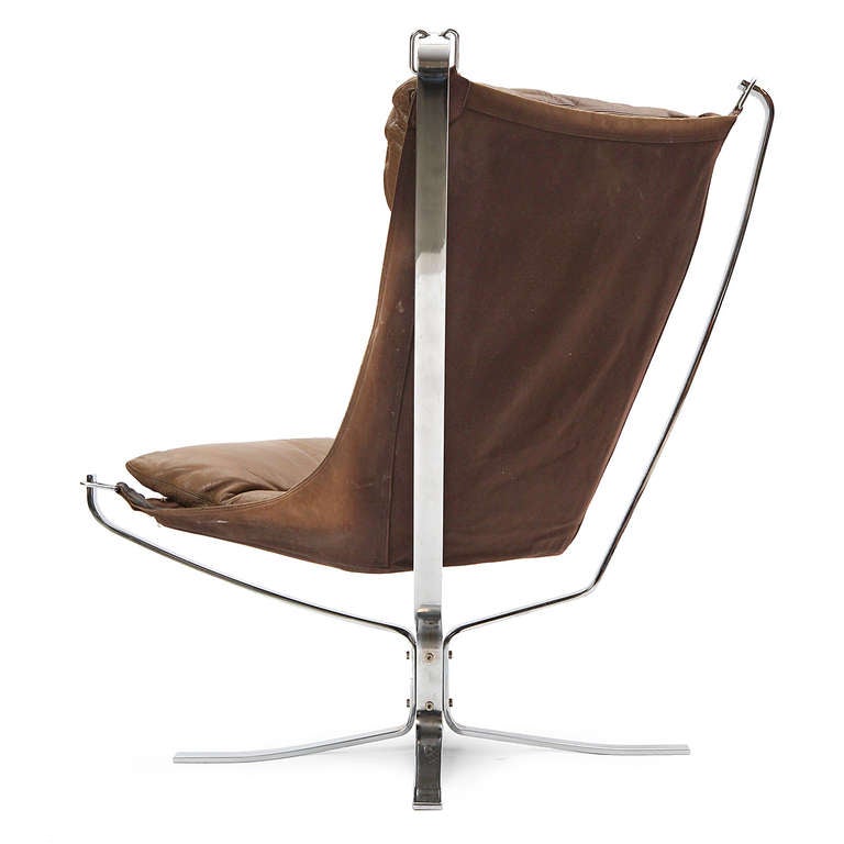 Norwegian Falcon Lounge Chair by Sigurd Ressel