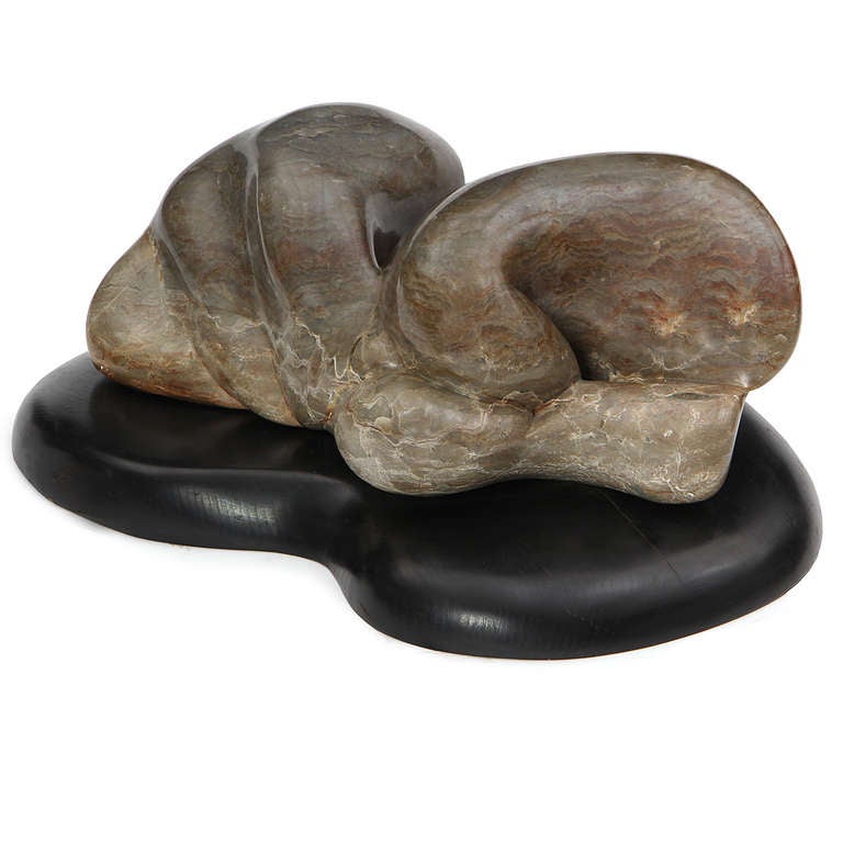 1960s American Modernist Stone Sculpture In Good Condition For Sale In Sagaponack, NY