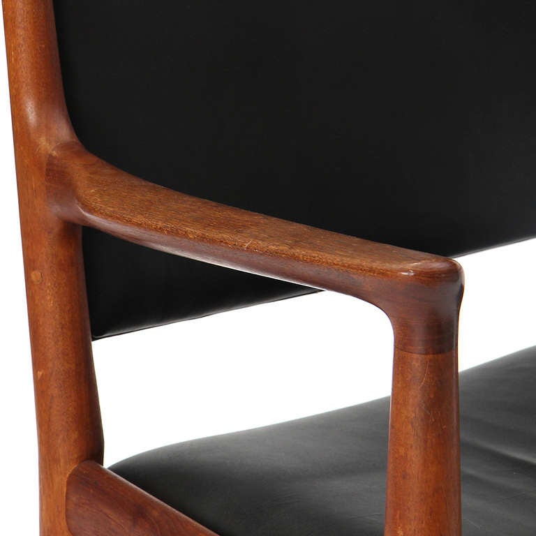 Teak Conference Chair by Hans J. Wegner In Good Condition For Sale In Sagaponack, NY