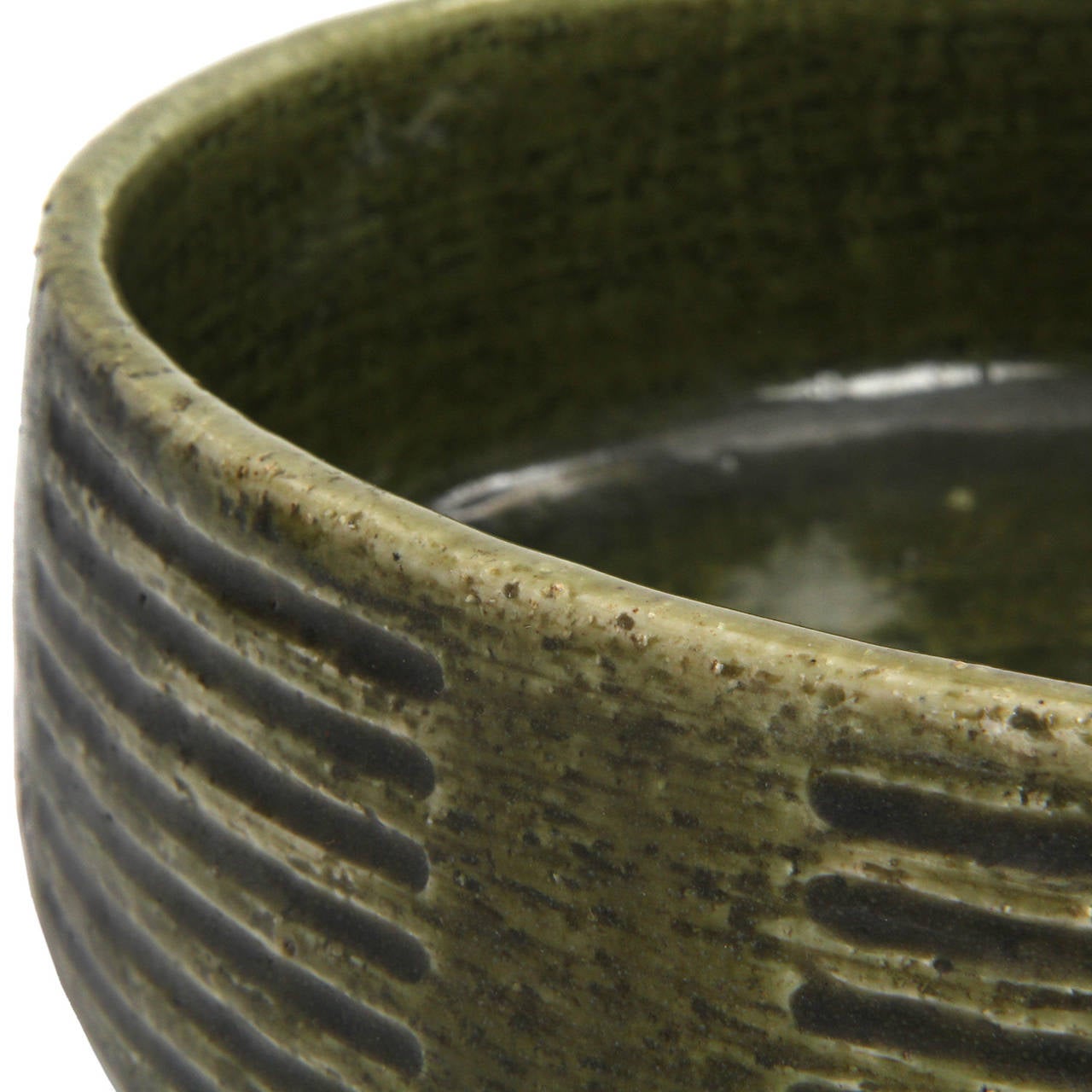 Danish Unique Stoneware Bowl by Palshus