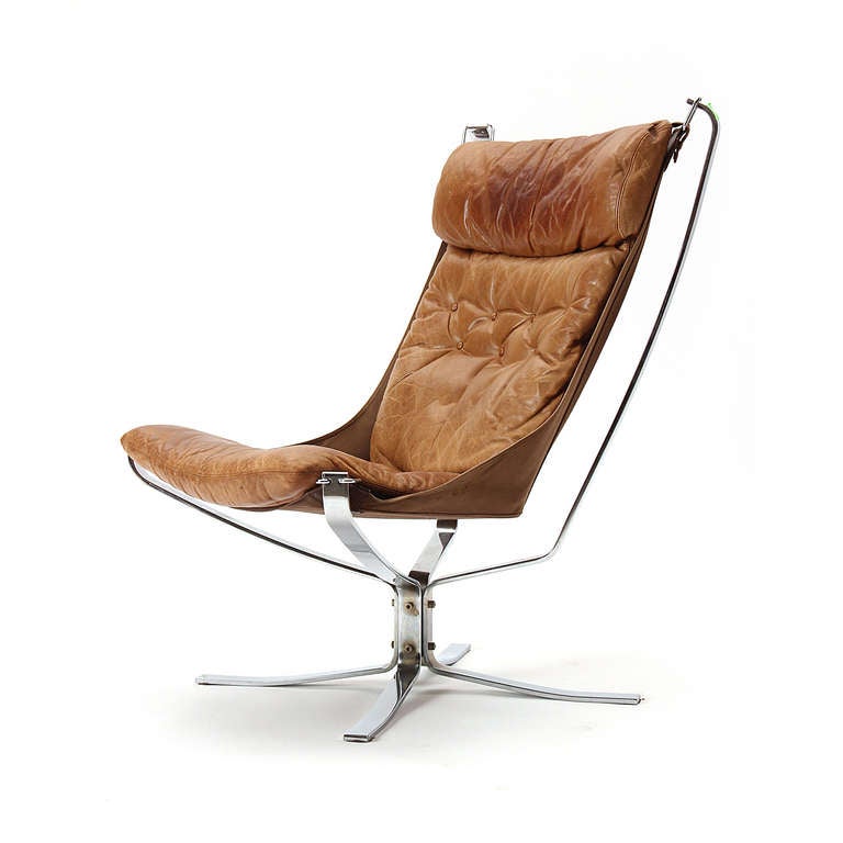 Mid-Century Modern Falcon Chair By Sigurd Resell
