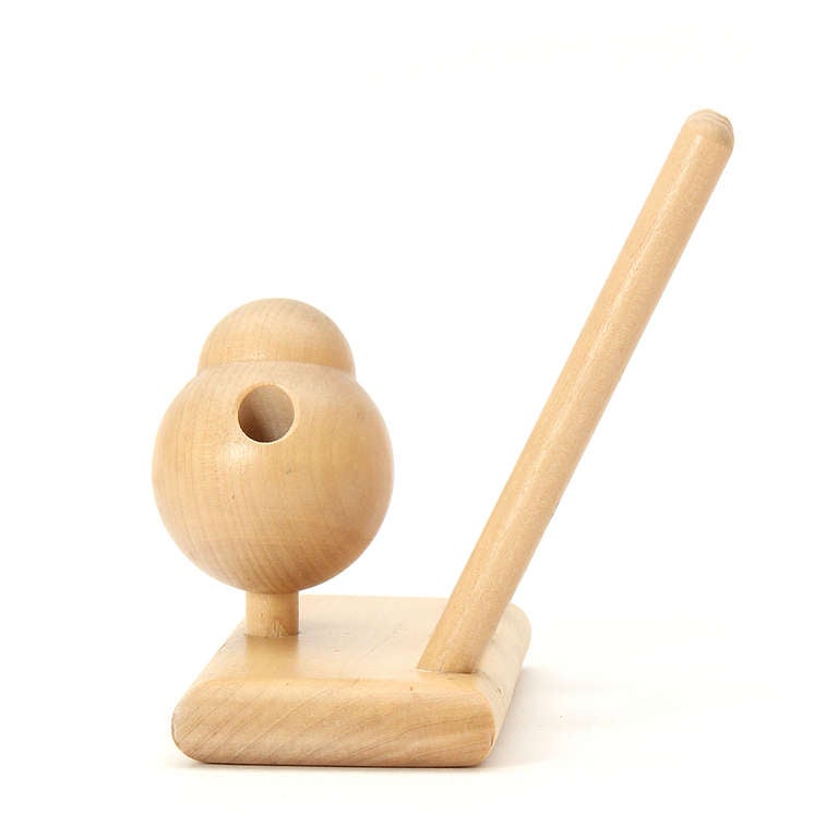 Scandinavian Modern Pensive Bird Desk Accessory For Sale