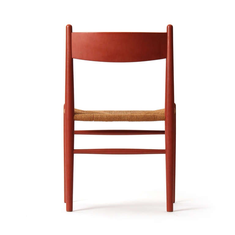 Oak and Papercord Chairs by Hans J. Wegner 1