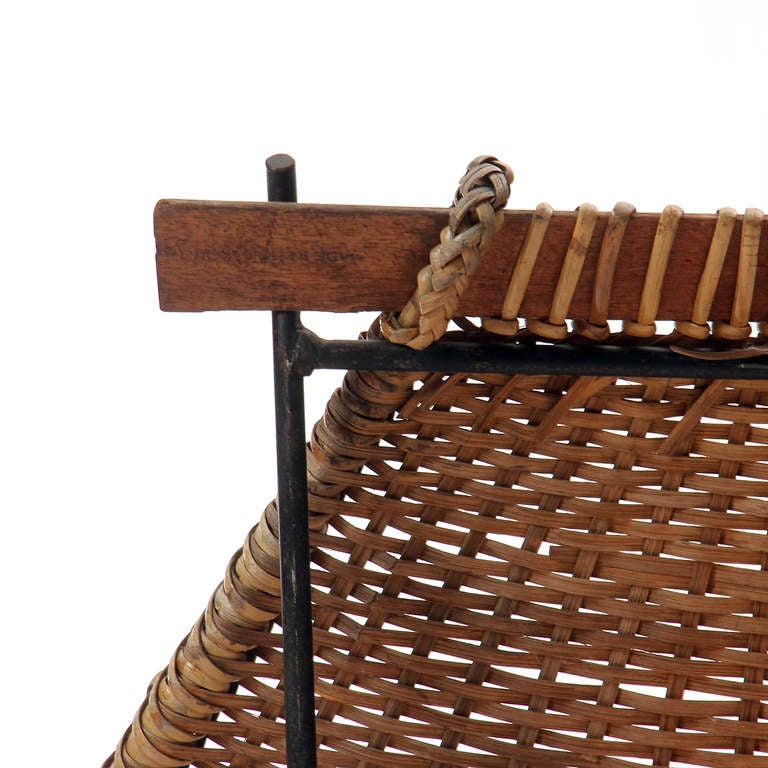 Mid-20th Century Woven Lounge Chairs