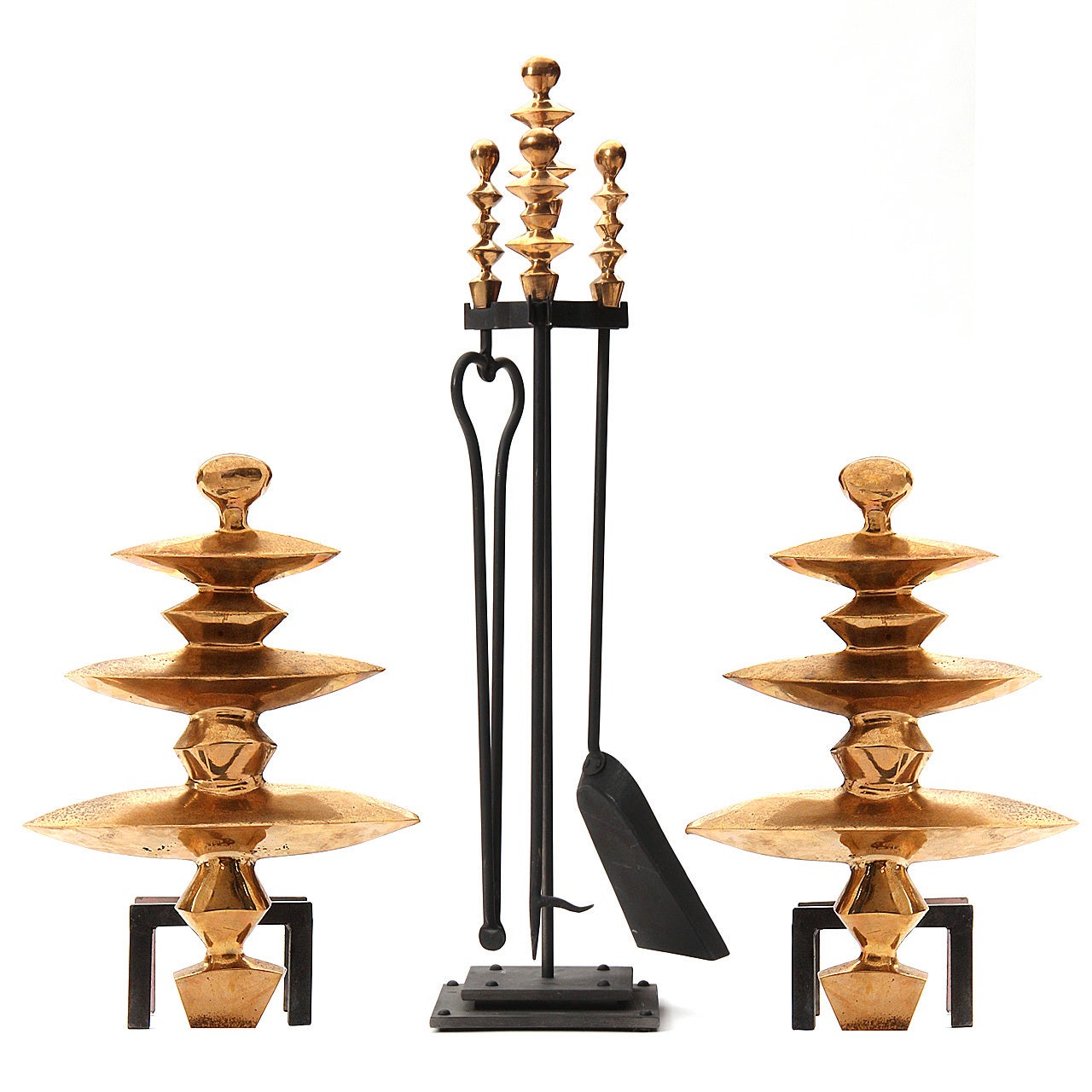 Giacometti Andiron Set