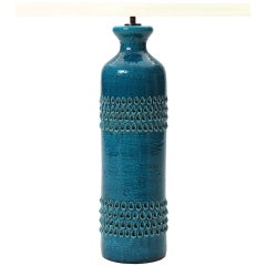 Blue Ceramic Table Lamp