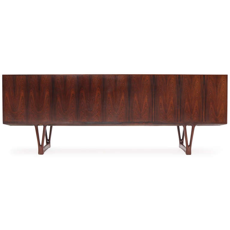 Rosewood Credenza by Helge Vestergaard-Jensen 2