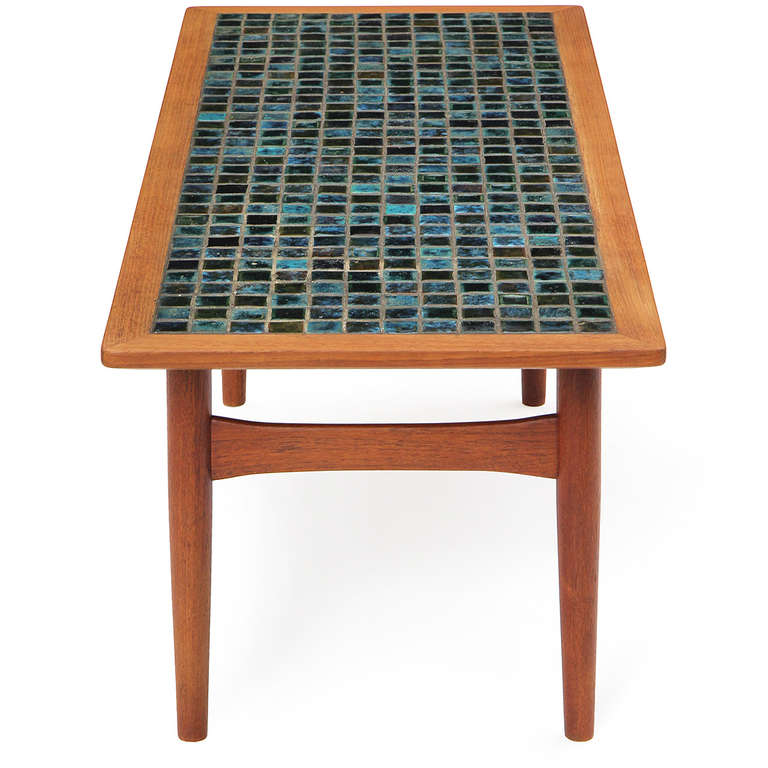 Mid-20th Century Danish Tile-Topped Table