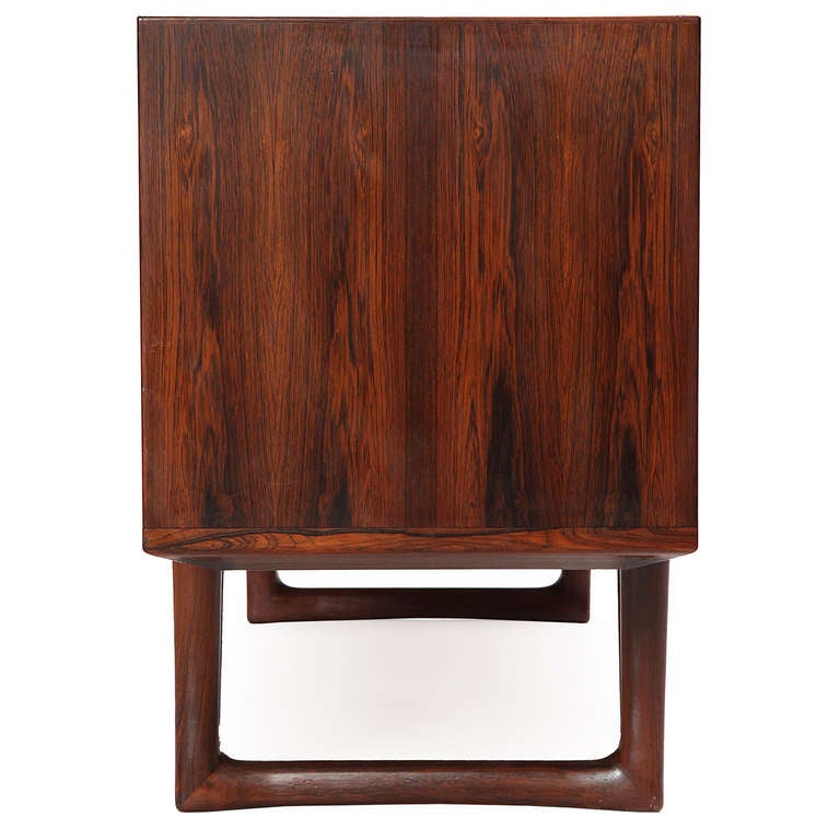 Rosewood Credenza by Helge Vestergaard-Jensen In Good Condition In Sagaponack, NY