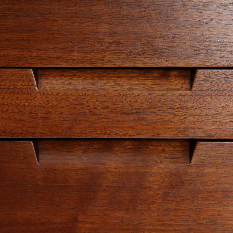 Walnut Tall Chest of Drawers by George Nakashima