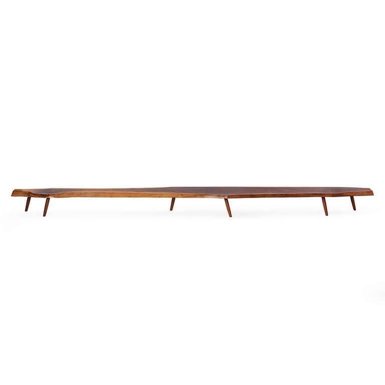 Long Bench by George Nakashima In Good Condition In Sagaponack, NY