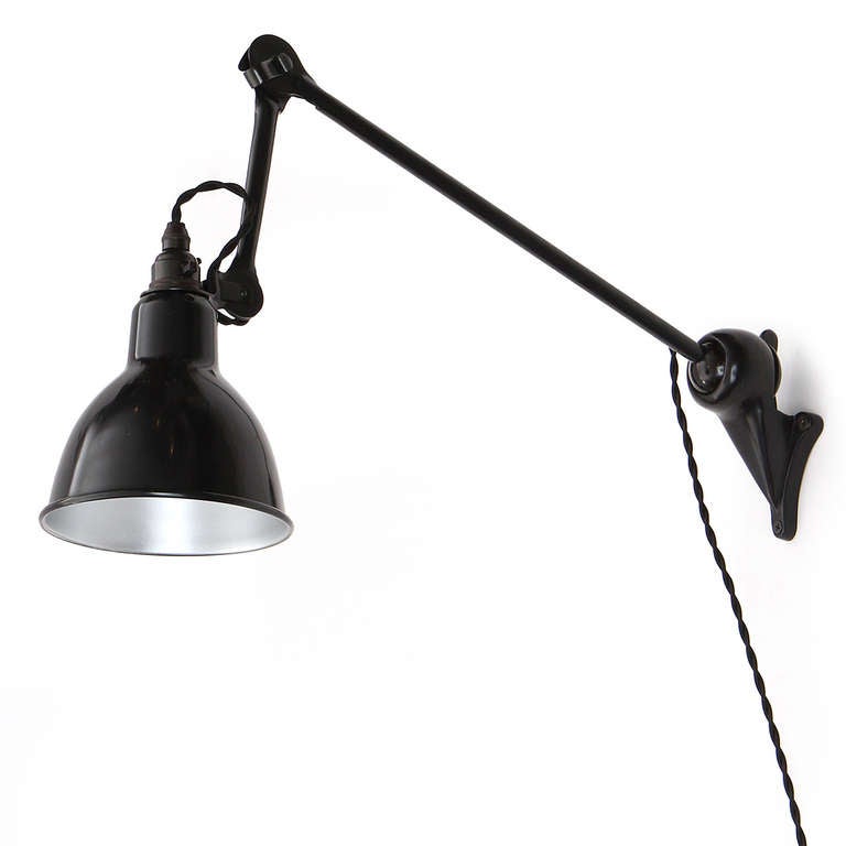 Industrial Articulated French Wall Lamp