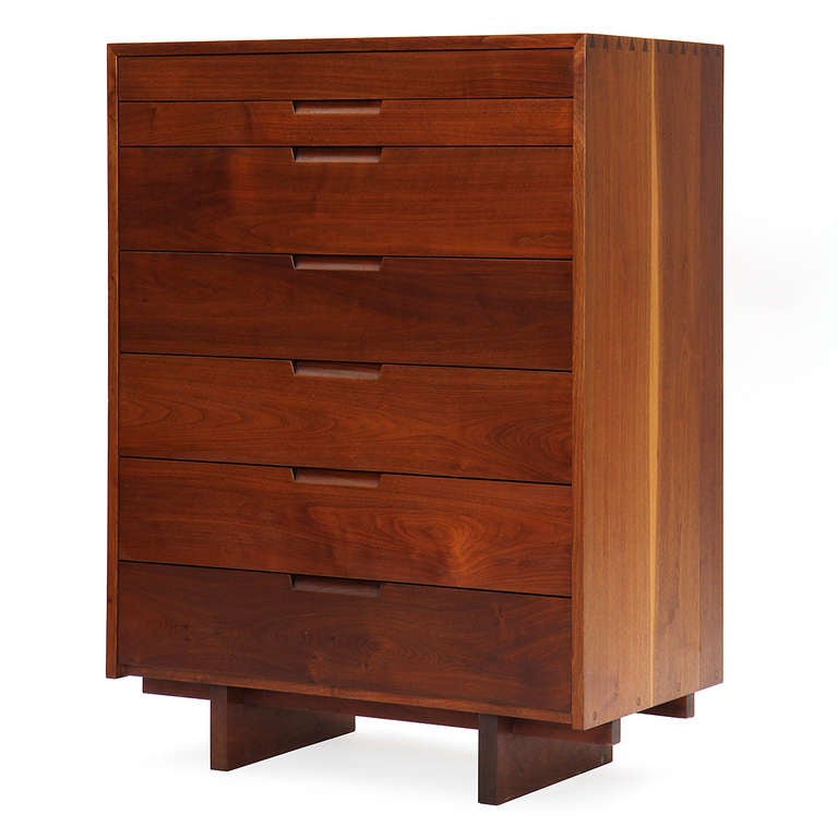 Mid-20th Century Tall Chest of Drawers by George Nakashima