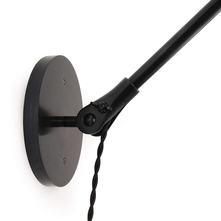 Lámpara de pared regulable de EE.UU., 1900 Acero en venta