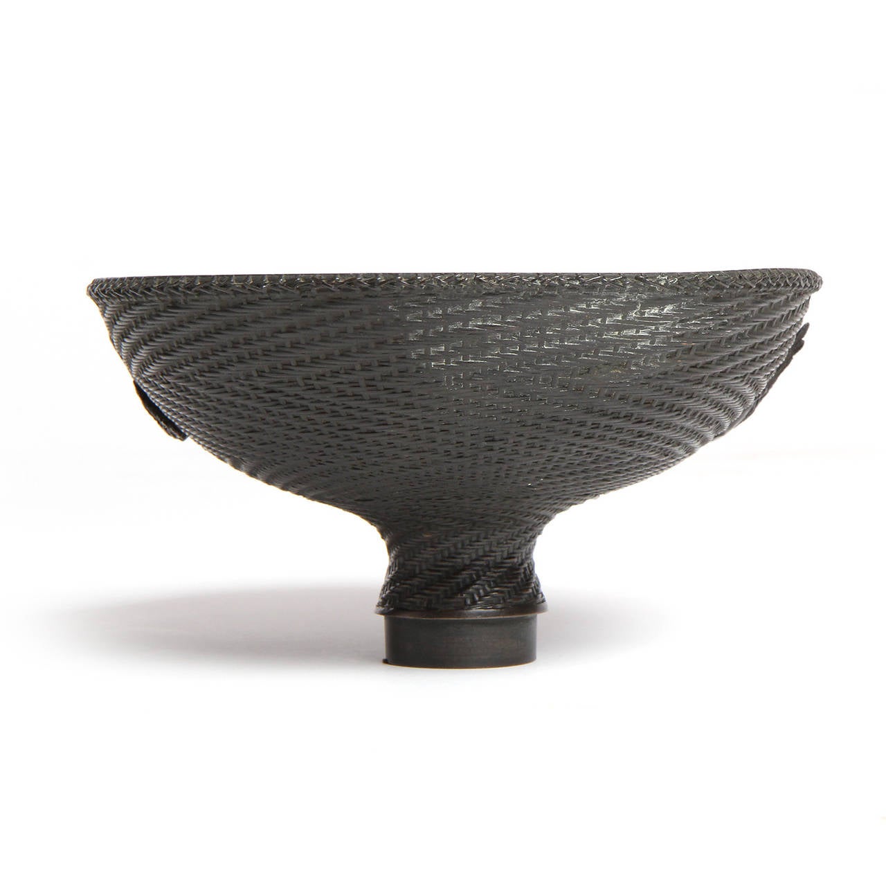 Meiji Bronze Ikebana Bowl