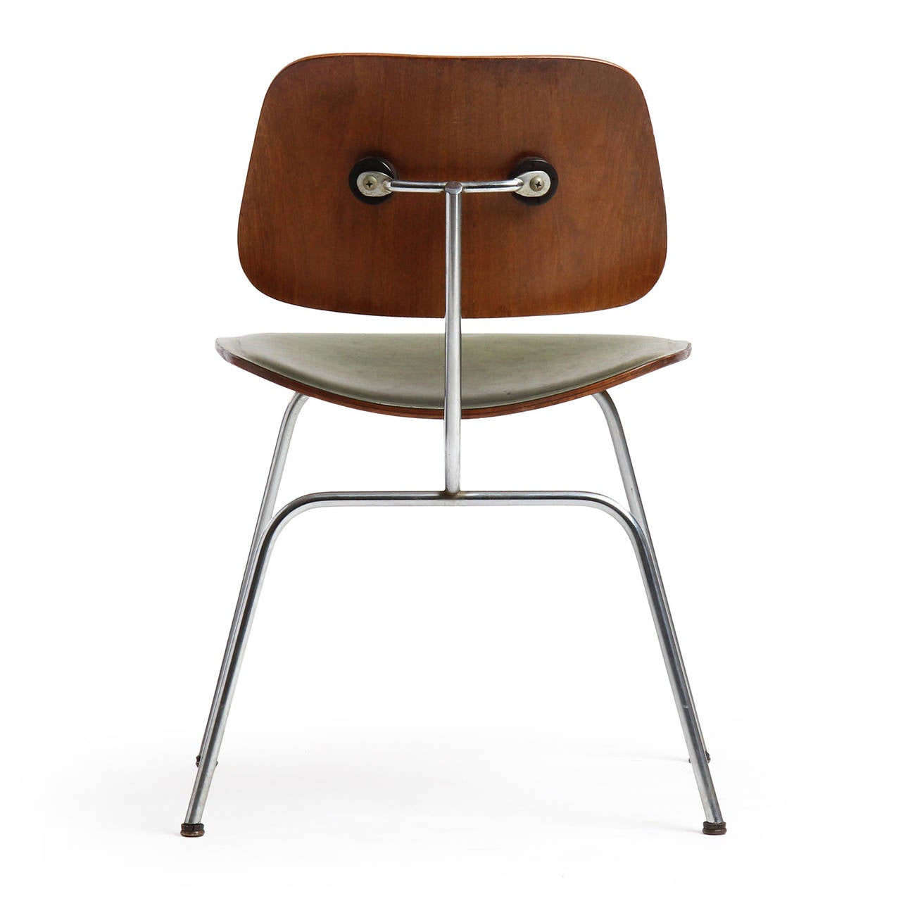 Mid-20th Century Leather DCM Chair by Charles and Ray Eames