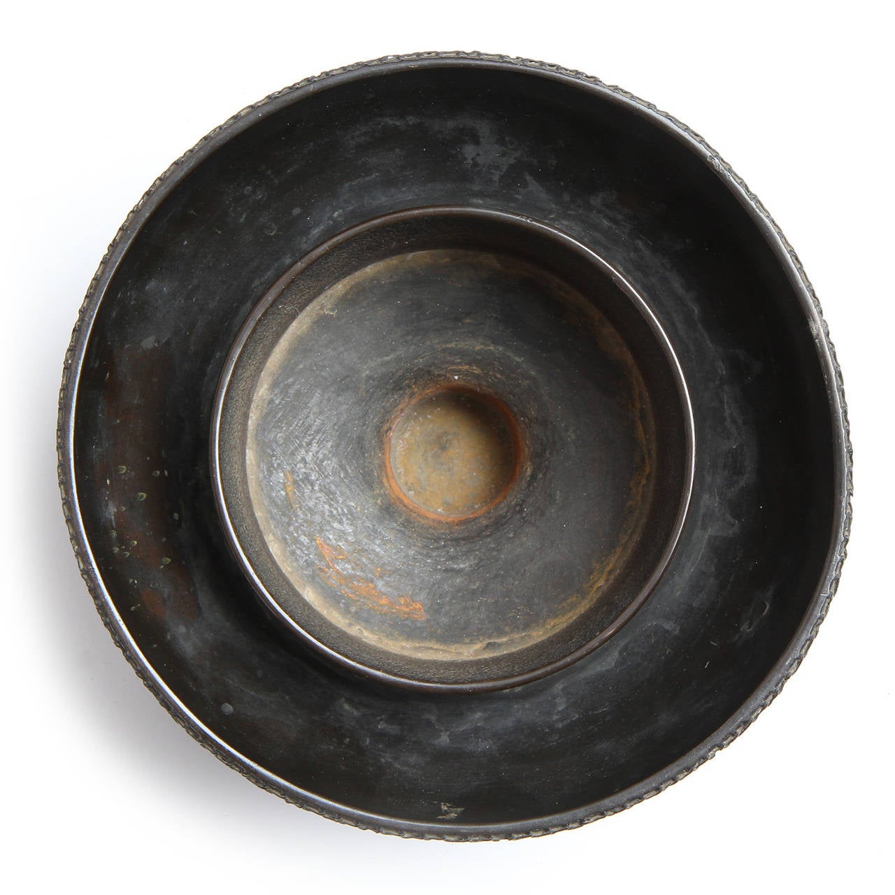 Bronze Ikebana Bowl 1