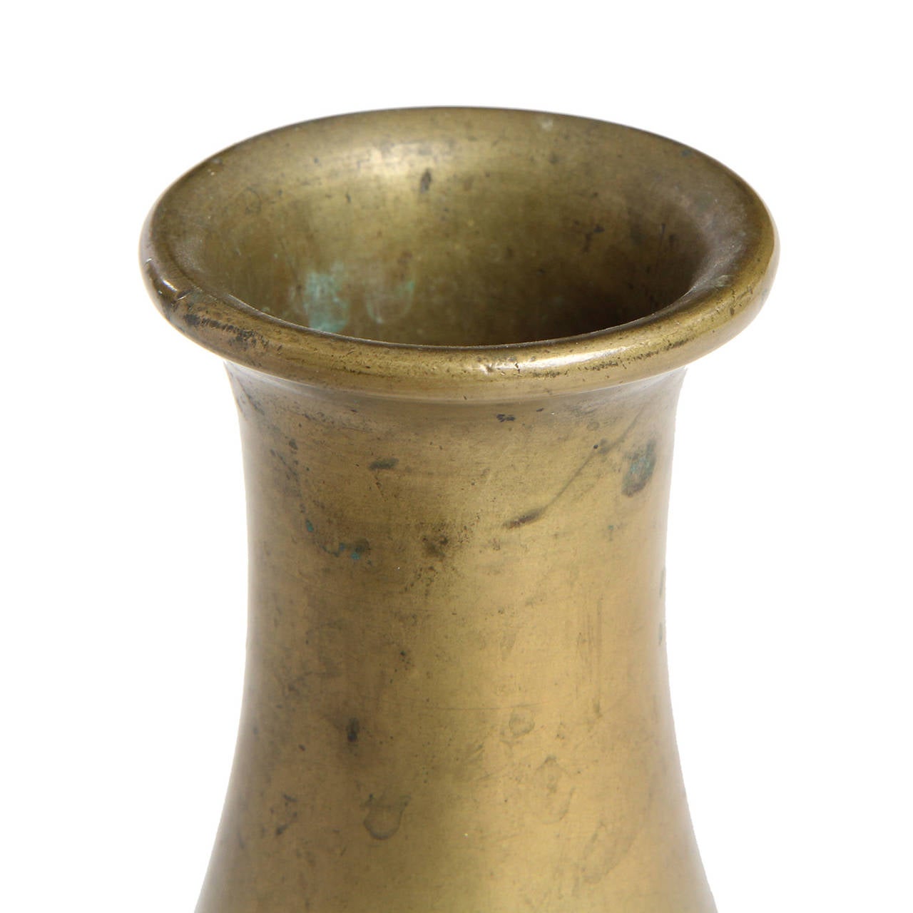 Japanese High-Relief Bronze Vase For Sale 2