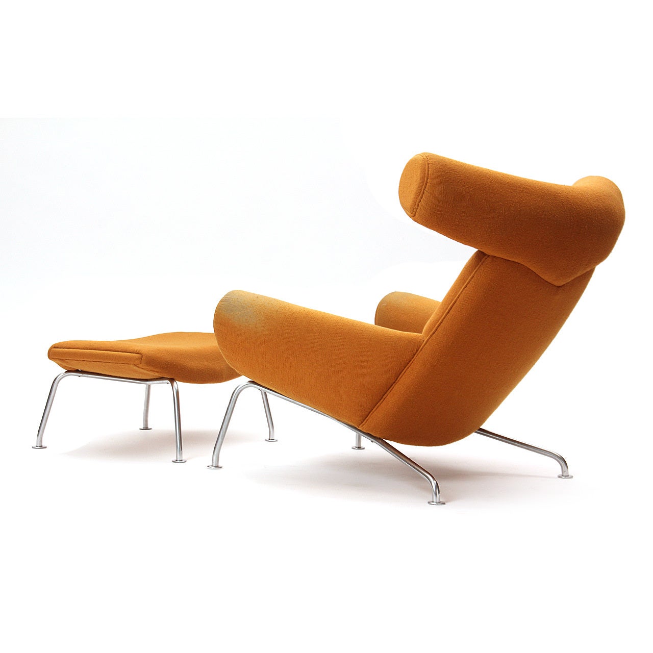 Ox Chair and Ottoman by Hans J. Wegner