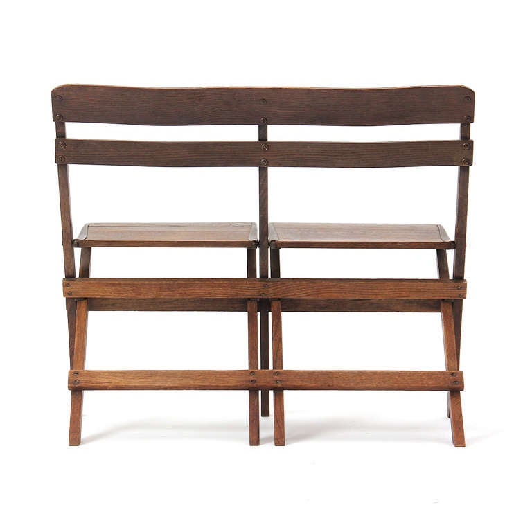 20th Century Folding Bench For Sale