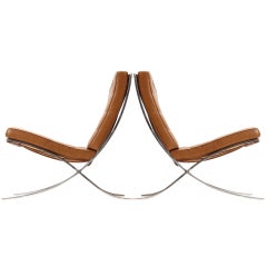 Vintage Barcelona Chair By Mies Van Der Rohe