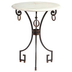 Marble-Top Occasional Table 11