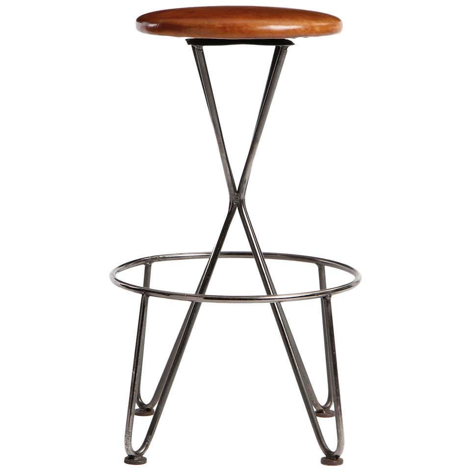 Steel Spring Stool at 1stDibs
