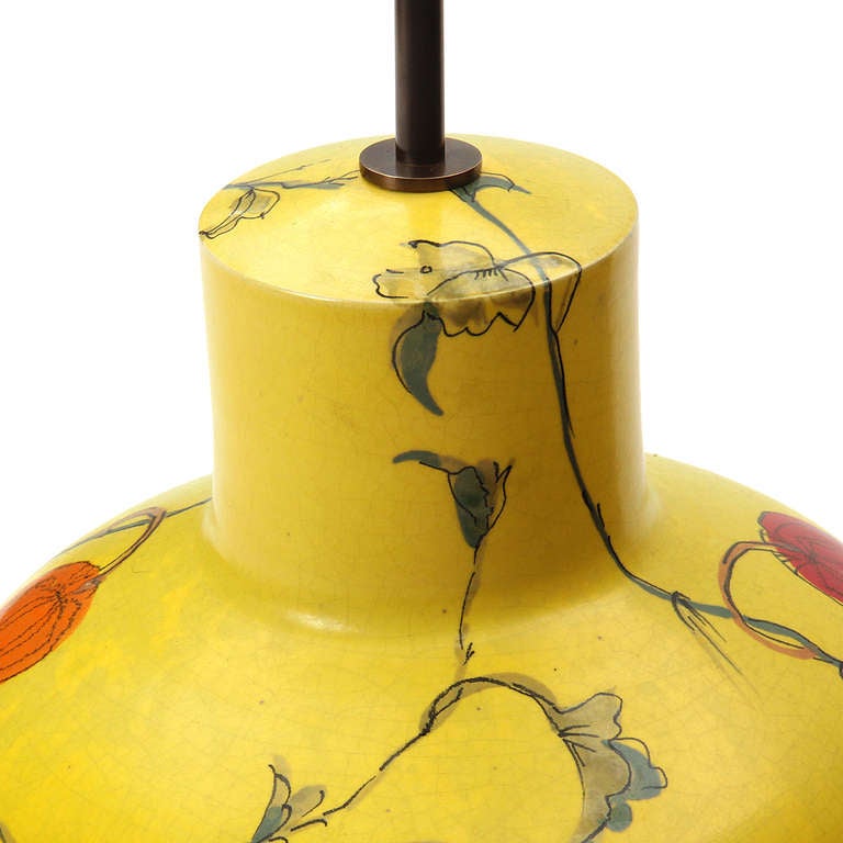 Italian Pottery Lamp