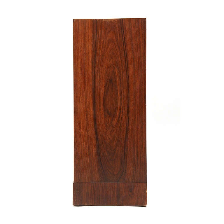 Tambour Door Storage Console with Drawer by Edward Wormley for Dunbar In Good Condition For Sale In Sagaponack, NY