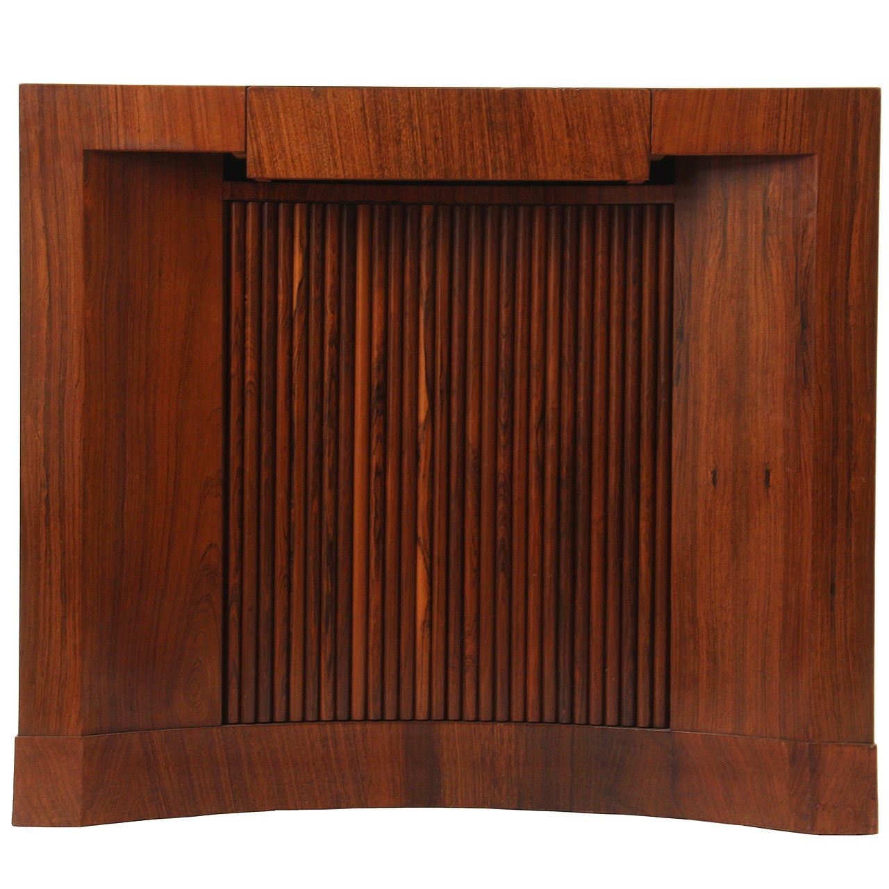 Tambour Door Console by Edward Wormley For Sale