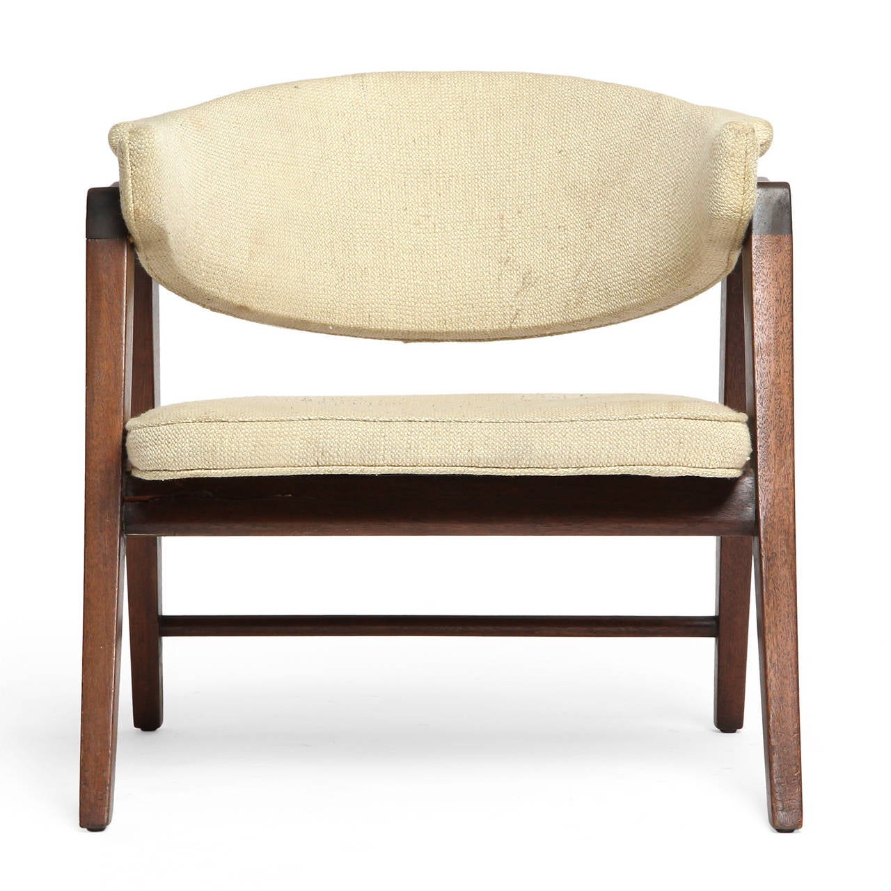 Sillón A de Edward Wormley para Dunbar mediados del siglo XX en venta