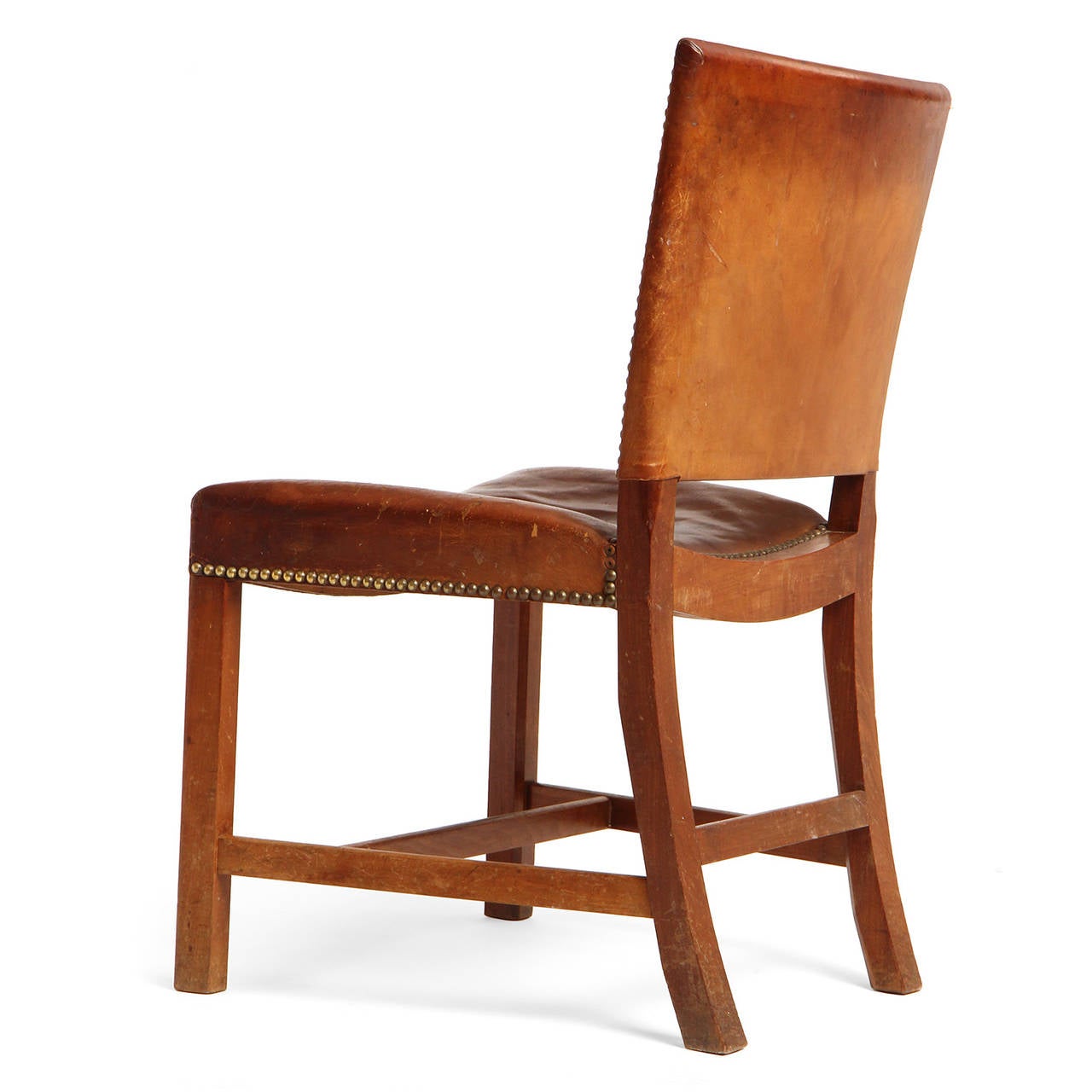 Danish Mahogany & Leather 'Barcelona' Chair by Kaare Klint for Rud Rasmussen