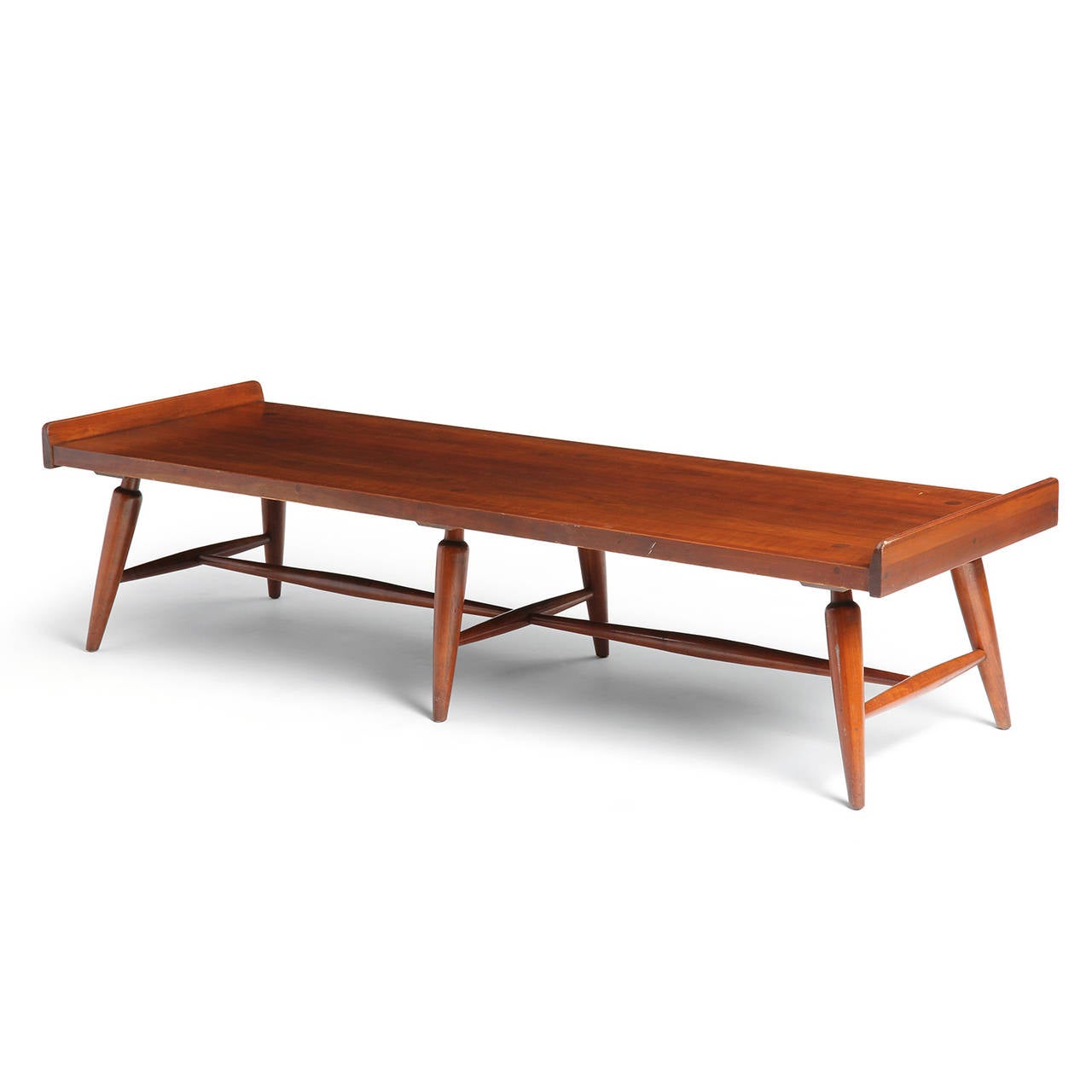 Mid-Century Modern Walnut Low Table For Sale