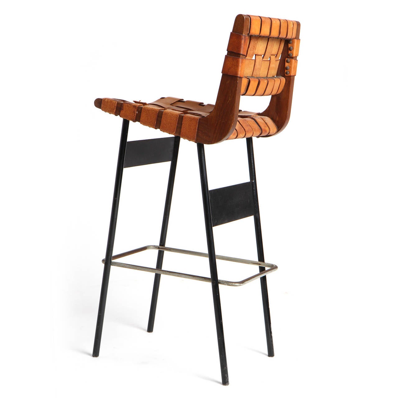 Milieu du XXe siècle Tabouret de bar de Knoll en vente