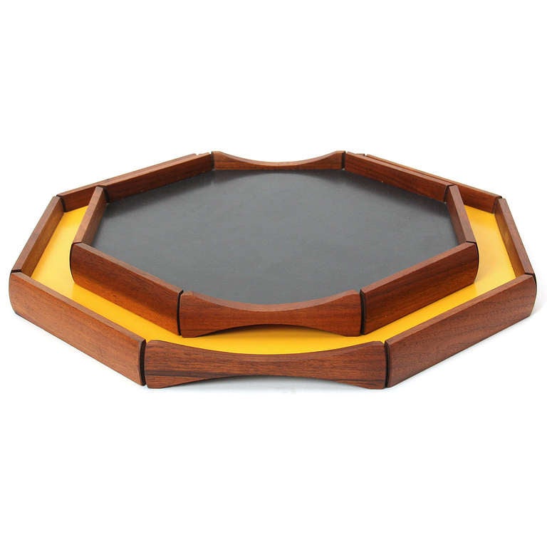 Teak Double Sided Serving Trays