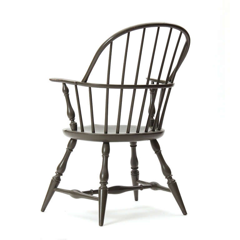 20th Century Painted Windsor Armchairs
