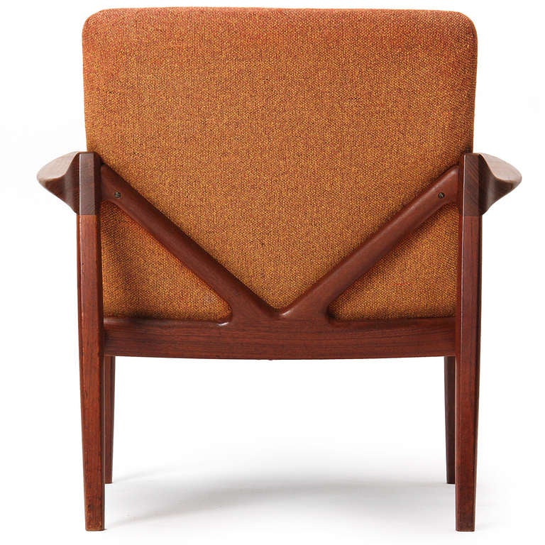 Danish Lounge Chair by Edward and Tove Kindt-Larsen For Sale