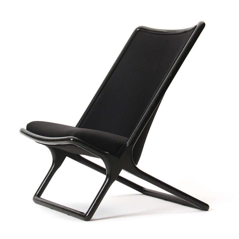 Mid-Century Modern Scissor Chair By Ward Bennett