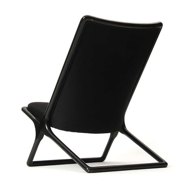Scissor Chair By Ward Bennett In Good Condition In Sagaponack, NY